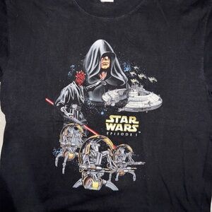 Star Wars Black and Red Logo T-Shirt